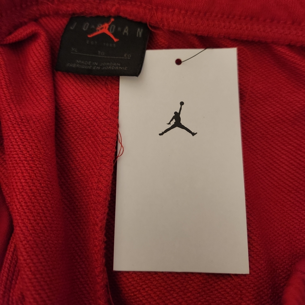 Jordan Men's Red Athletic Shorts - Picture 2 of 8